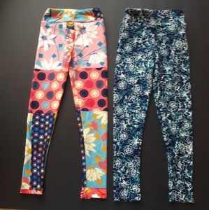 Pair of LulaRoe leggings (girls s-m)